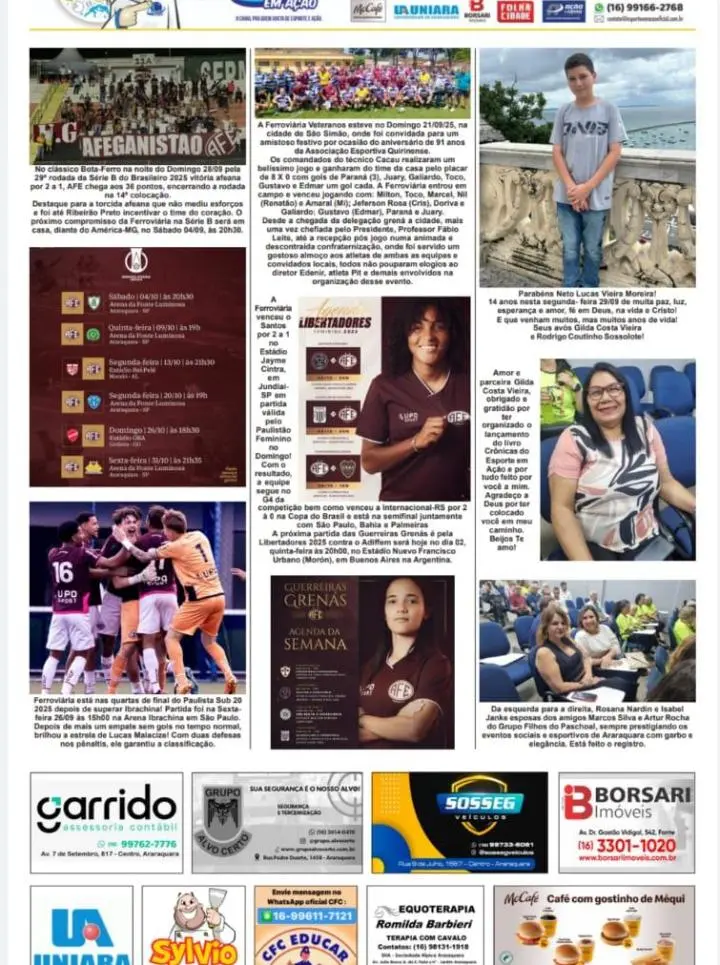 FATOS E FOTOS - FOLHA DA CIDADE DE ARARAQUARA - 02/10/2025 - QUINTA-FEIRA!