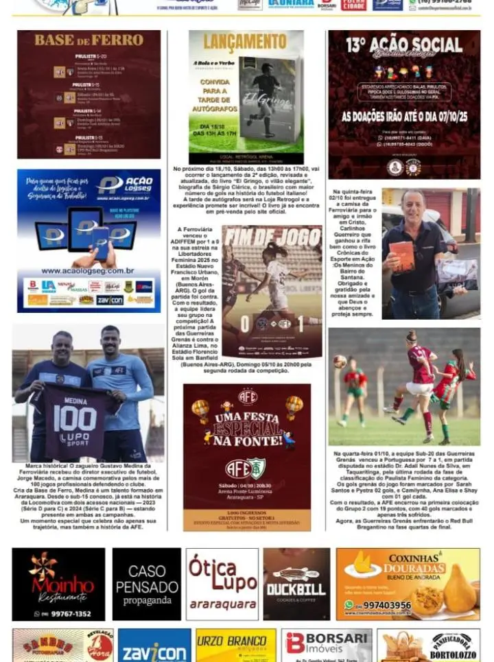 FATOS E FOTOS - FOLHA DA CIDADE DE ARARAQUARA - 04/10/2025 - SÁBADO!