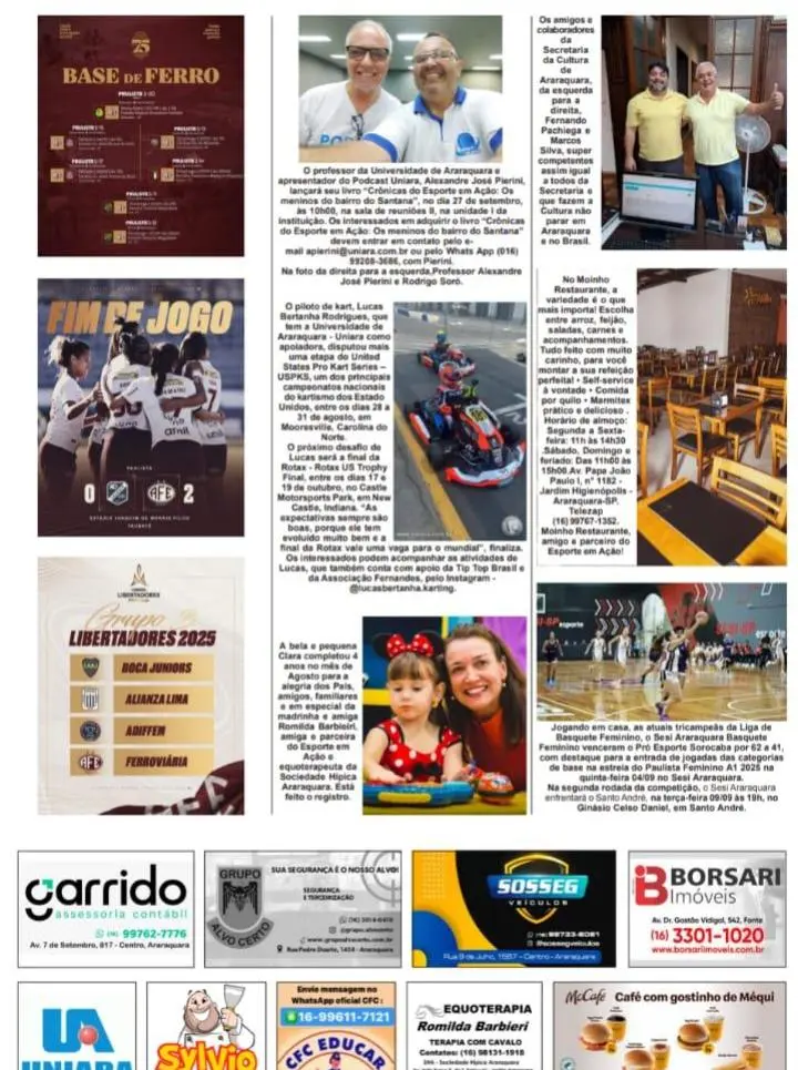 FATOS E FOTOS - FOLHA DA CIDADE DE ARARAQUARA - 06/09/2025 - SÁBADO!