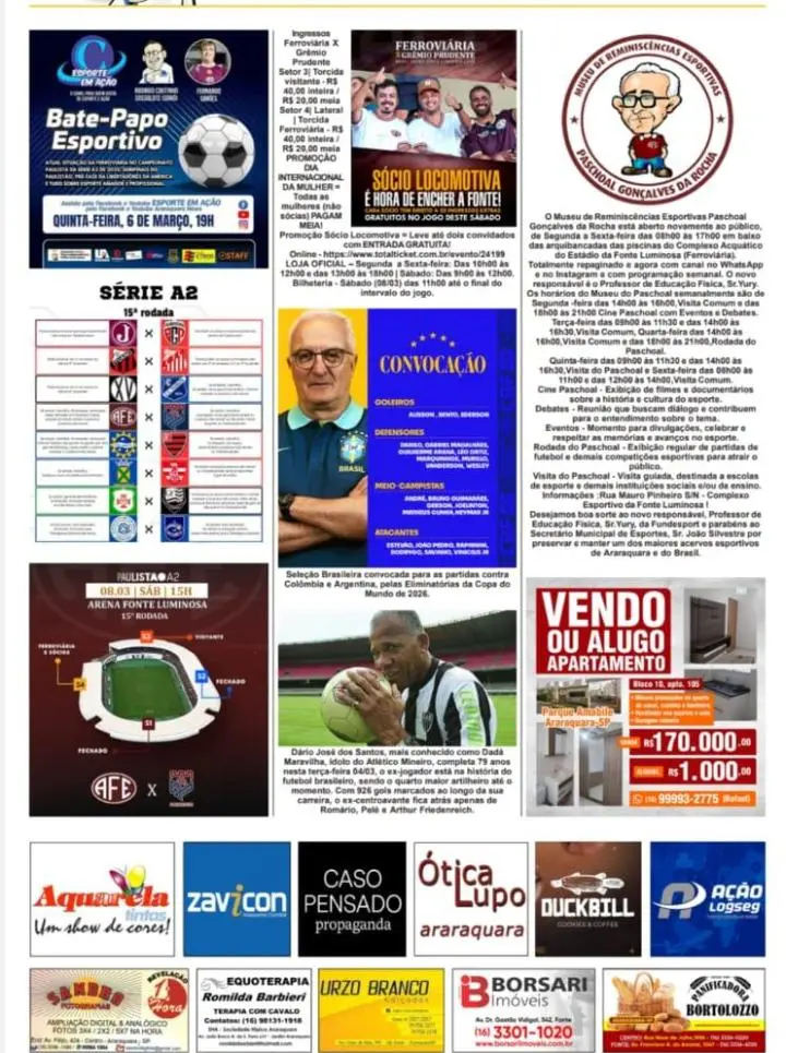 FATOS E FOTOS - FOLHA DA CIDADE DE ARARAQUARA! 08/03/2025 - SÁBADO !