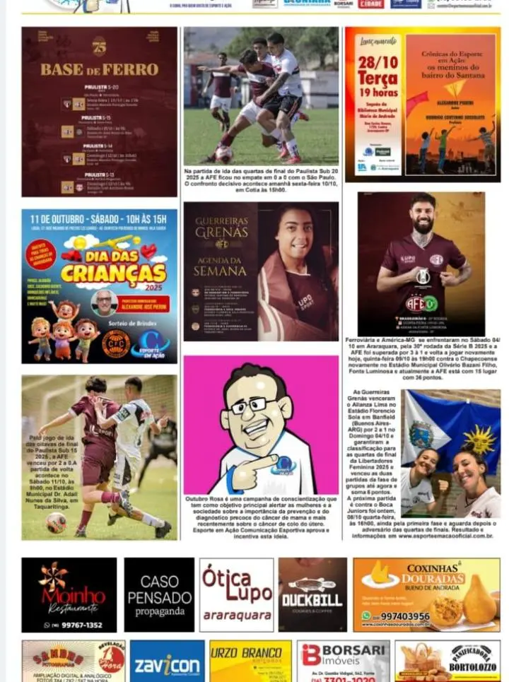 FATOS E FOTOS - FOLHA DA CIDADE DE ARARAQUARA - 09/10/2025 - QUINTA-FEIRA!