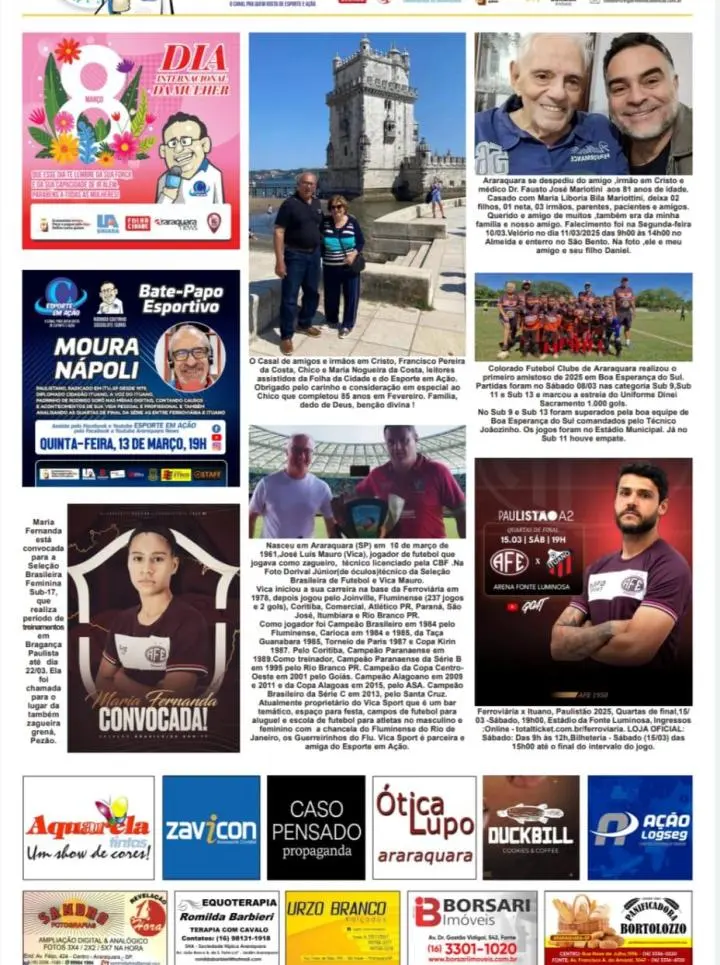 FATOS E FOTOS - FOLHA DA CIDADE DE ARARAQUARA! 15/03/2025 - SÁBADO !