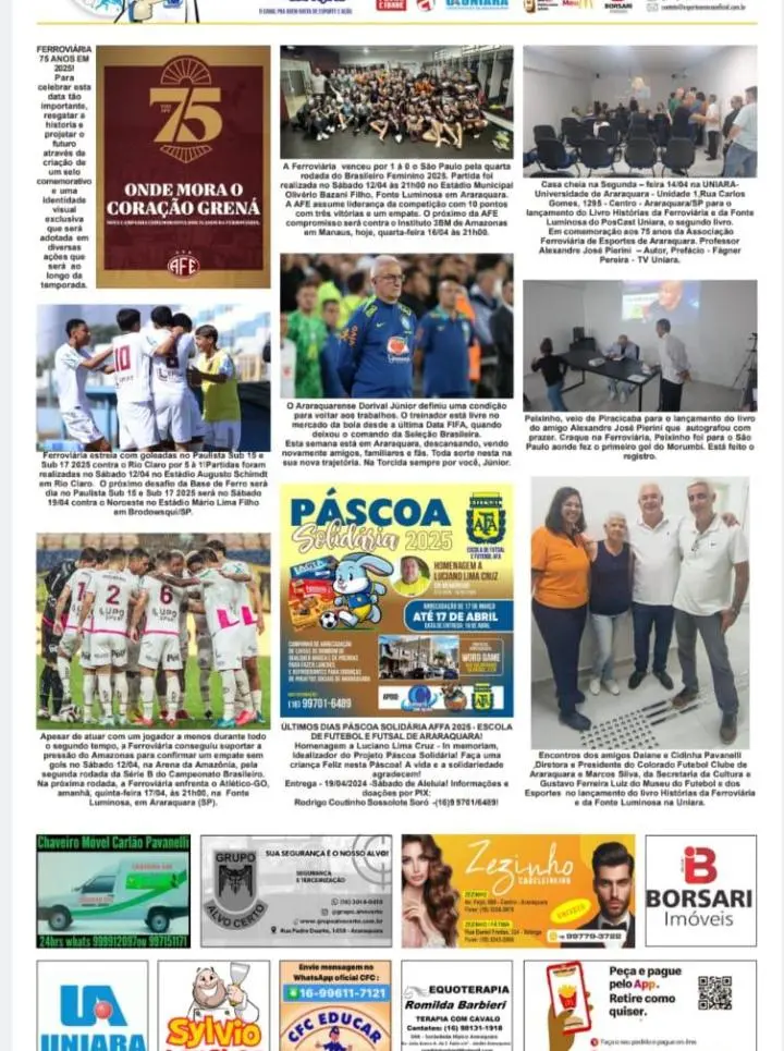 FATOS E FOTOS - FOLHA DA CIDADE DE ARARAQUARA - 16/04/2025 - QUARTA-FEIRA!