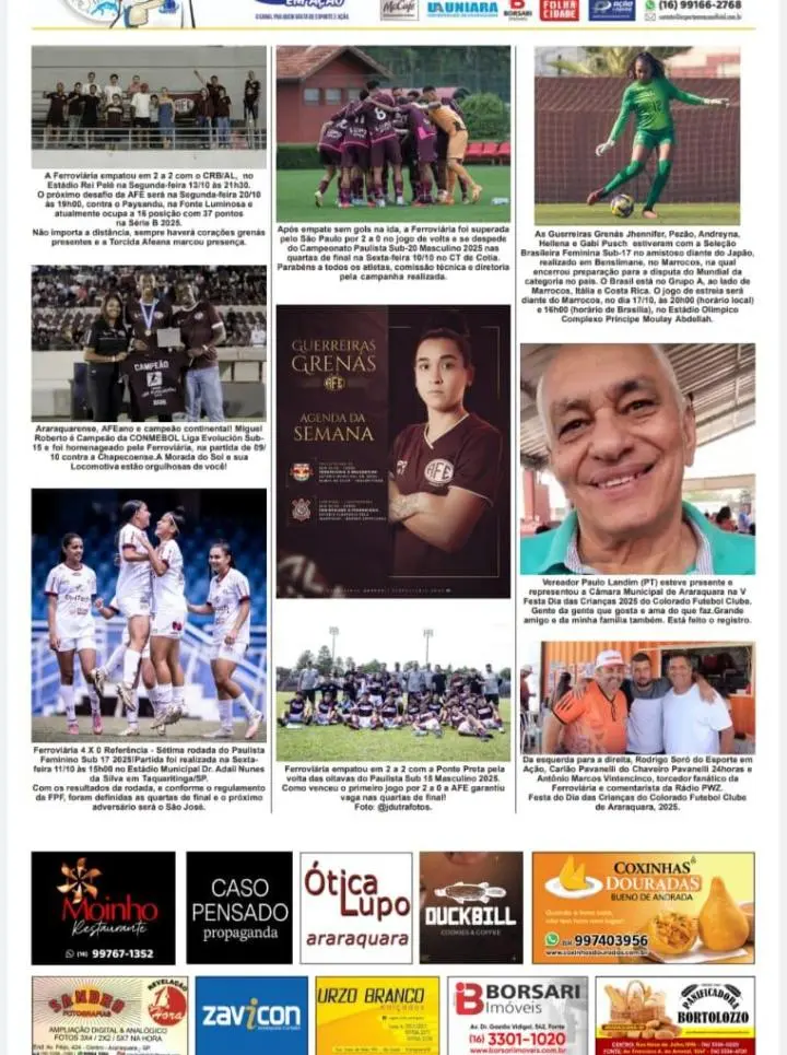 FATOS E FOTOS - FOLHA DA CIDADE DE ARARAQUARA - 16/10/2025 - QUINTA-FEIRA!