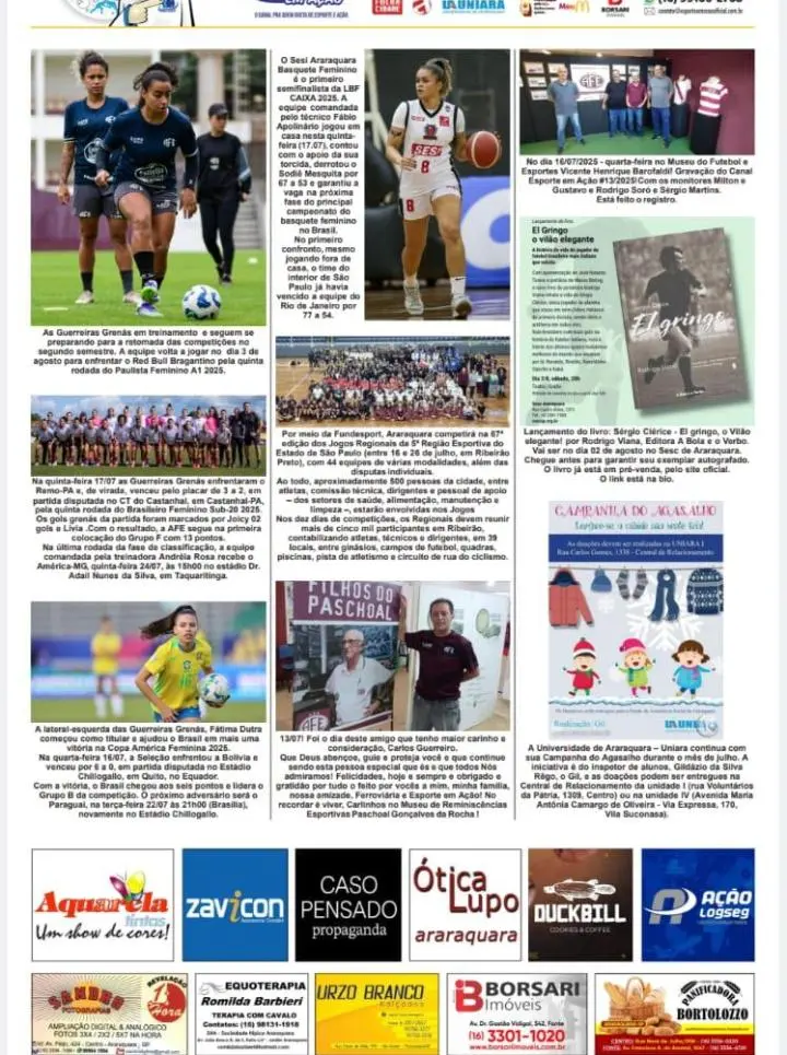 FATOS E FOTOS - FOLHA DA CIDADE DE ARARAQUARA - 19/07/2025 -SÁBADO!