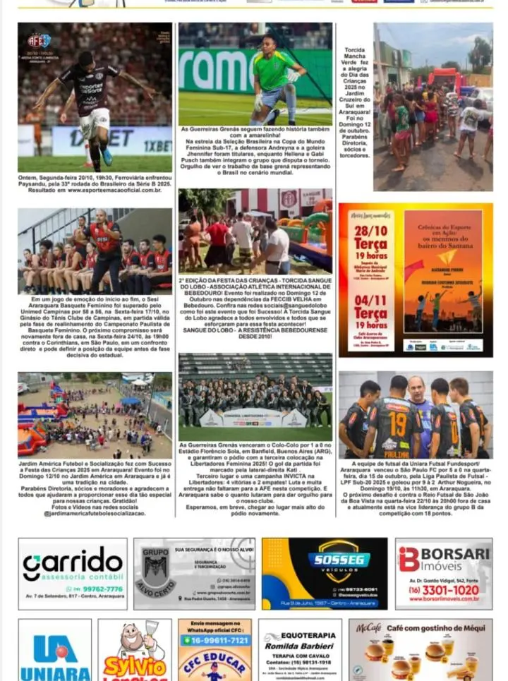 FATOS E FOTOS - FOLHA DA CIDADE DE ARARAQUARA - 21/10/2025 - TERÇA-FEIRA!