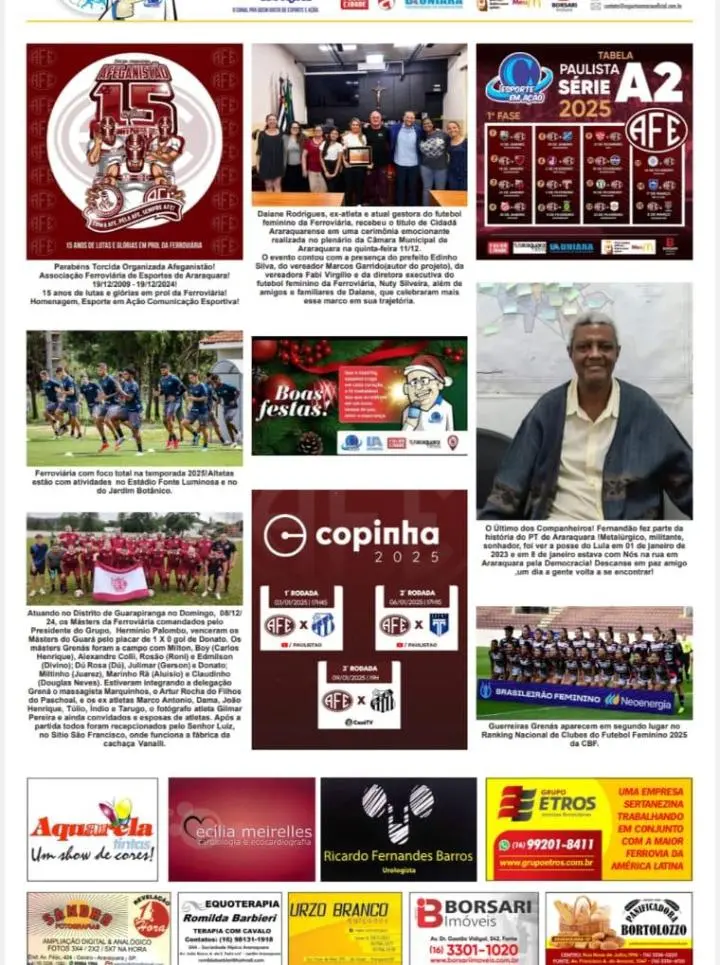 FATOS E FOTOS- FOLHA DA CIDADE DE ARARAQUARA! 21/12/2024 - SÁBADO !