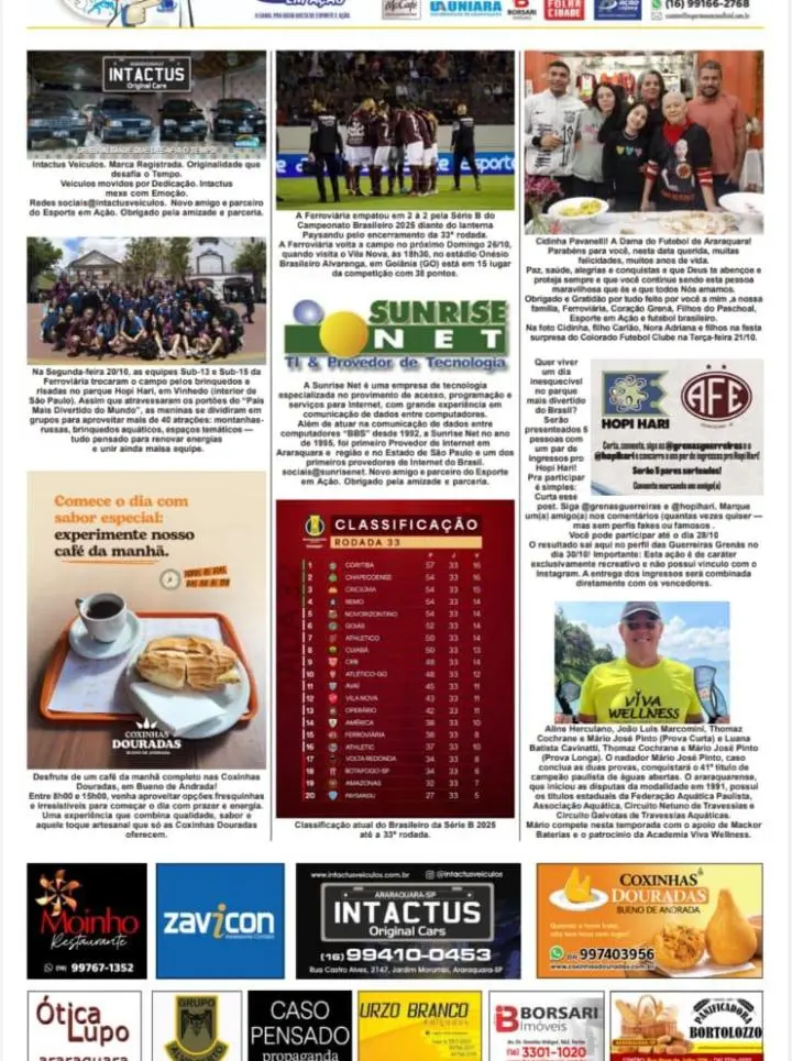 FATOS E FOTOS - FOLHA DA CIDADE DE ARARAQUARA - 23/10/2025 - QUINTA-FEIRA!