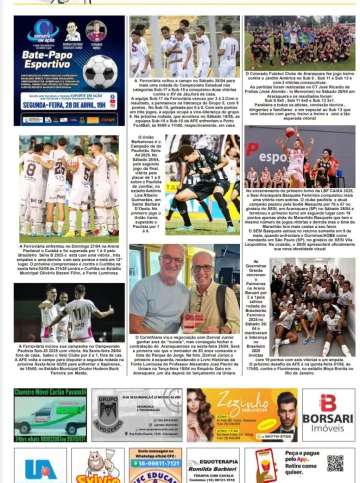 FATOS E FOTOS - FOLHA DA CIDADE DE ARARAQUARA - 30/04/2025 -QUARTA-FEIRA!