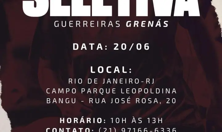 Ferroviária vai realizar uma seletiva oficial para as categorias de base no Rio de Janeiro!