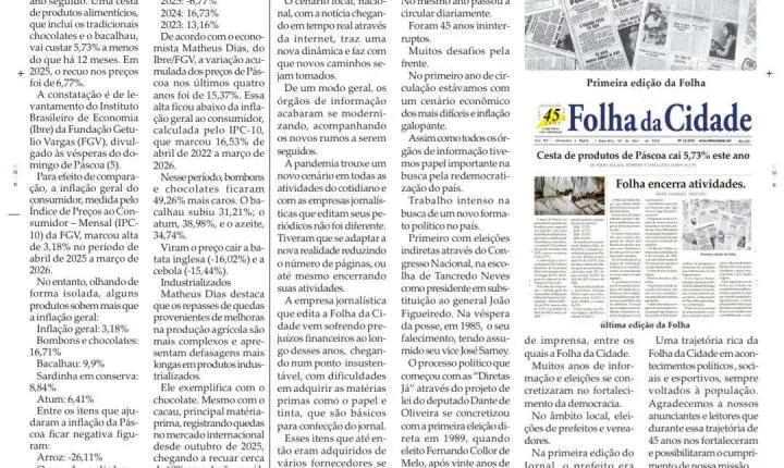 Folha da Cidade de Araraquara publica sua última edição impressa!