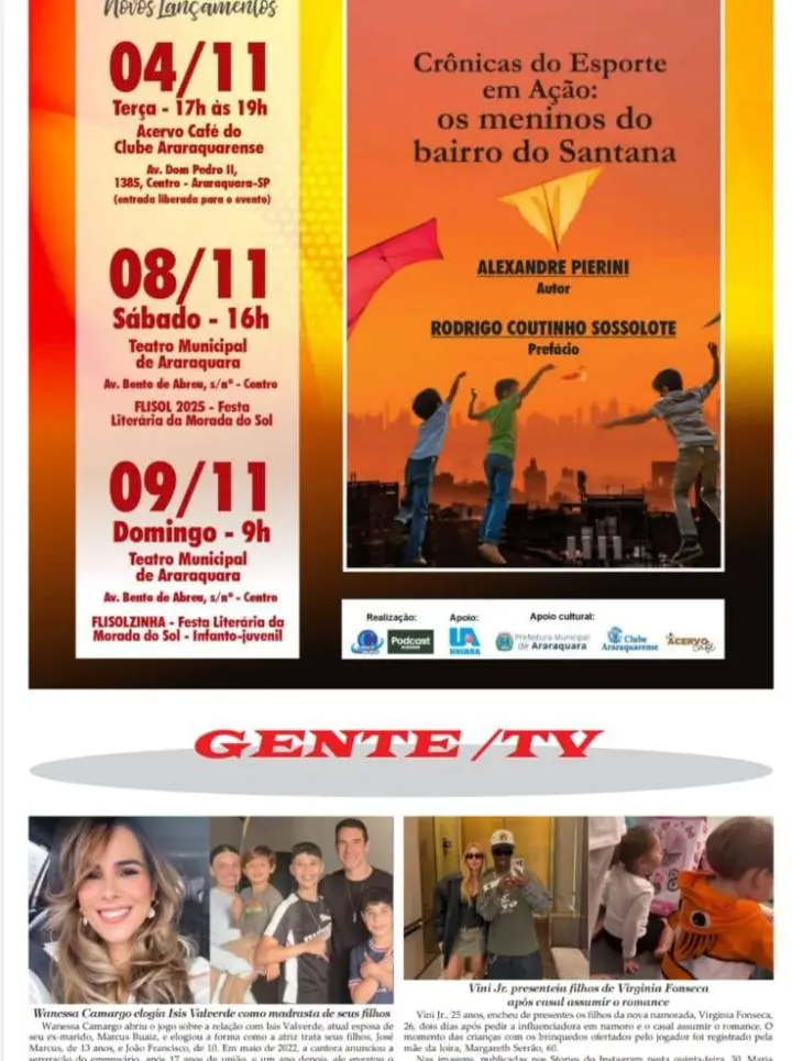 FOLHA DOIS - FOLHA DA CIDADE DE ARARAQUARA - 01/11/2025 - SÁBADO!
