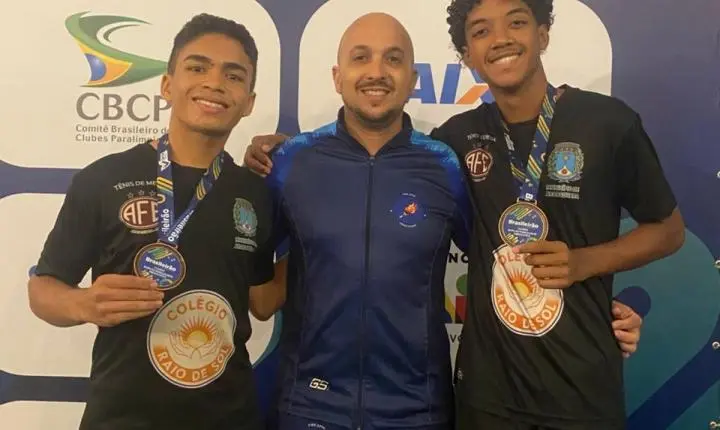Fundesport/Araraquara conquista pódio no Brasileirão de Inverno de Duplas de Tênis de Mesa 2026!