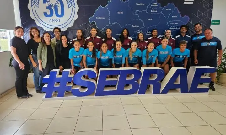 Guerreiras Grenás do Sub-17 participaram no Sebrae de uma atividade focada em educação financeira!