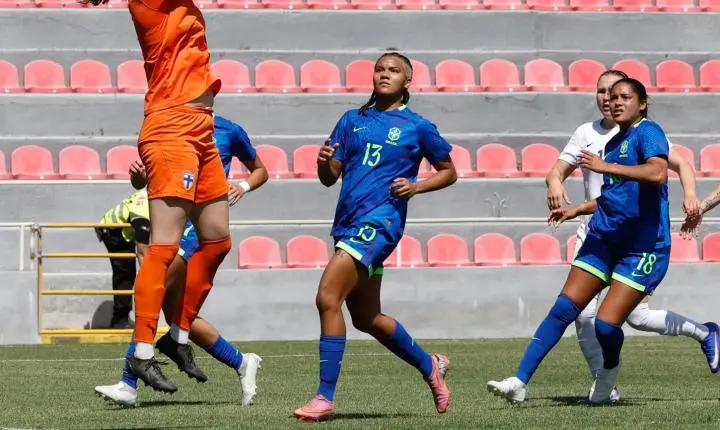 Guerreiras Grenás estiveram no primeiro compromisso da Seleção Brasileira Feminina Sub-20!