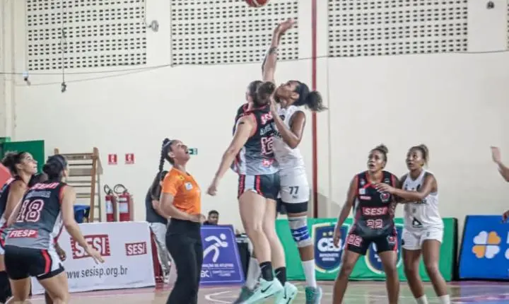 Sampaio Basquete 76 X. 49  SESI Araraquara - LBF 2026! por 76 a 49, na t