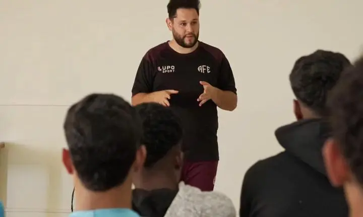 Sub-20 da Ferroviária participa de uma palestra sobre media training!